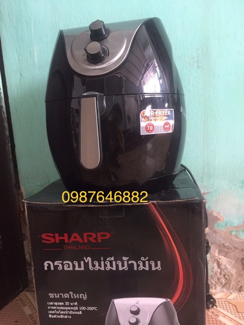 ❤️Nồi Chiên Không Dầu Sharp 7L Chuẩn Thái ( Lỗi 1 Đổi 1)