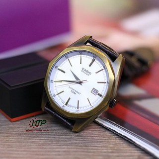 Đồng hồ nam dây da Casio Beside BEM-121AL