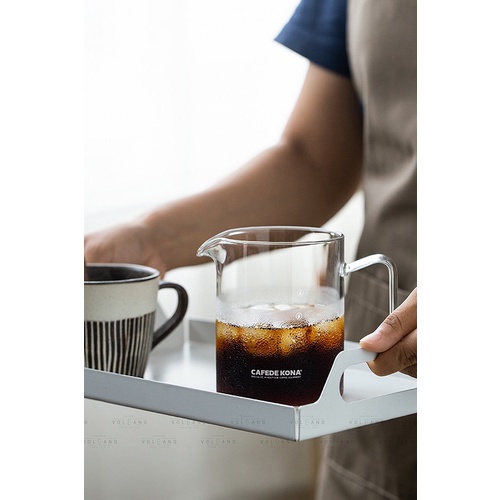 Volcano Bình thủy tinh đựng cafe cà phê thân đứng Cafede Kona