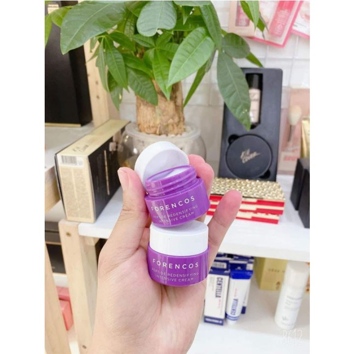 Kem Forencos tím mini size 10ml Hàn Quốc Zuka Beauty dưỡng da ban đêm cấp ẩm căng bóng hỗ trợ nám tàn nhang