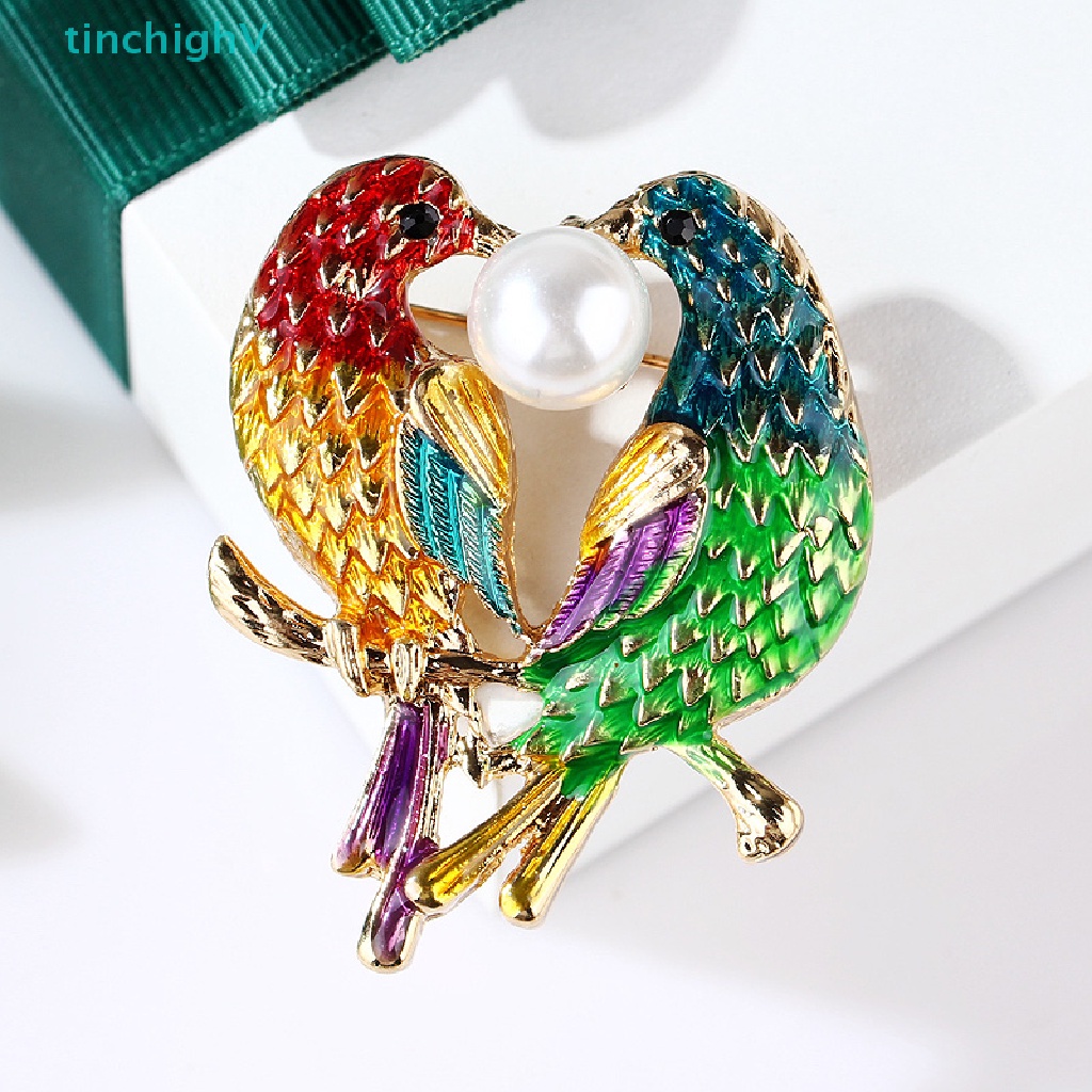 [TinchighV] Trâm Cài Áo Hình Chim Hồng Hạc Chim Phượng Hoàng Chim Cú Đính Pha Lê Thời Trang Nữ [Mới]