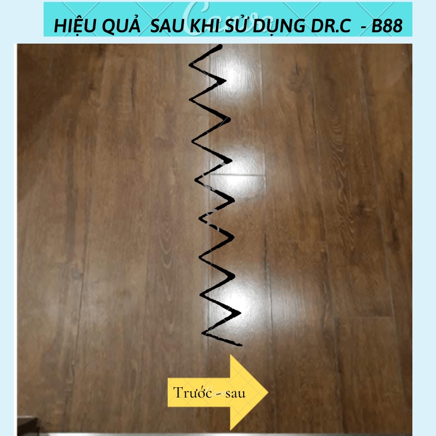 Phủ bóng gỗ, Sơn gỗ, đồ gỗ nội thất B88, bảo vệ sàn, chống thấm ẩm, chống trơn trượt, Dr.C Chính hãng, Chai 500ml