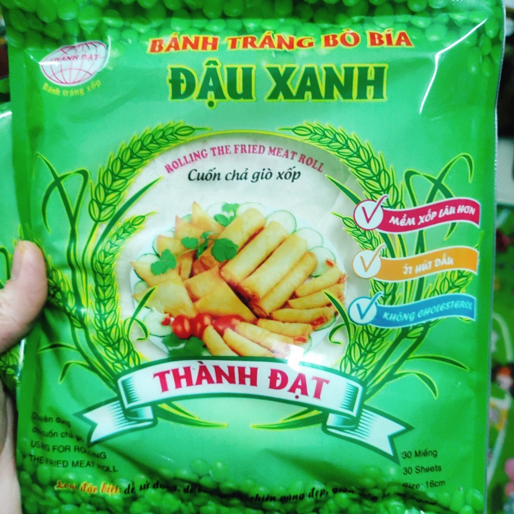 [Mã 254FMCGSALE giảm 8% đơn 500K] Sấp Vỏ Bánh Bò Bía (30 cuốn), Làm Chả Rán, Đồ Ăn Vặt Ngon