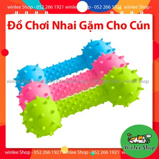 Đồ chơi cao su nhai gặm cho cún ngứa răng nhiều hình độc đáo màu sắc bắt mắt