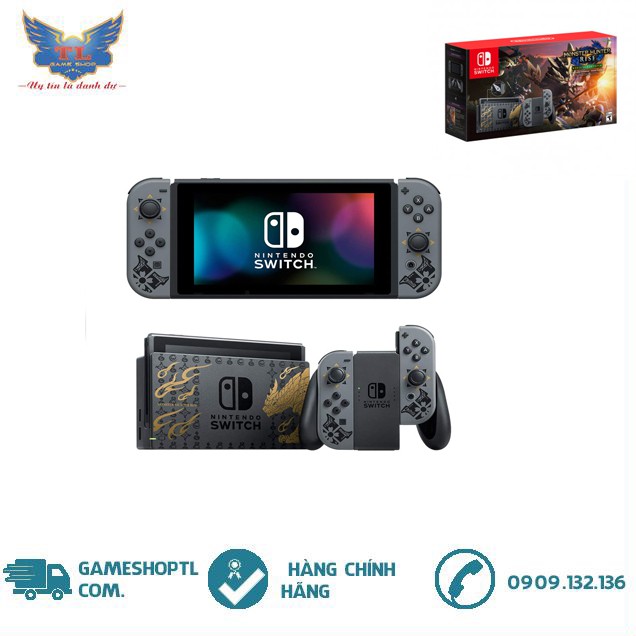 Máy Chơi Game Nintendo Switch Monster Hunter Rise Special Edition