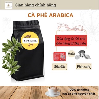 Cafe arabica nguyên chất tây nguyên pha phin,pha máy gói 500gr,1kg