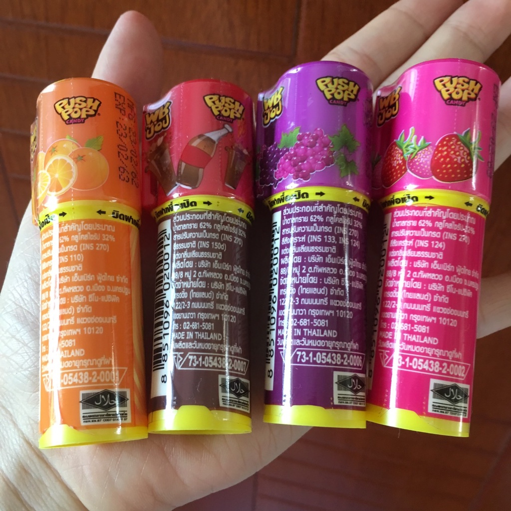 Kẹo son môi Push Pop Thái Lan siêu cute