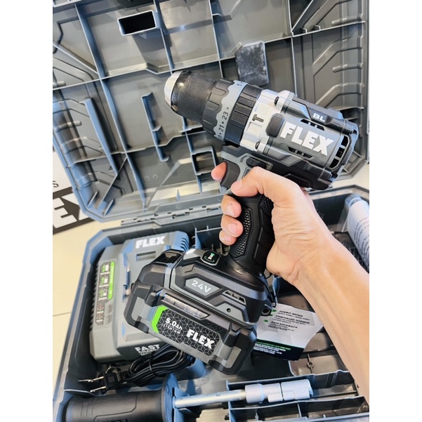 Combo Khoan Pin Flex 24V FX1271T-2B