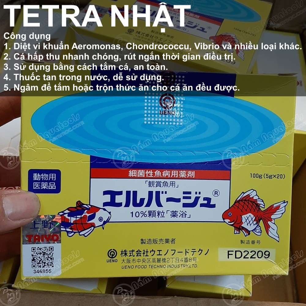 Tetra Nhật Gói 5gr - SẢN PHẨM HỖ TRỢ DƯỠNG CÁ KHỎE