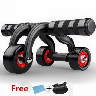 Con lăn 4 bánh tập giảm mỡ bụng