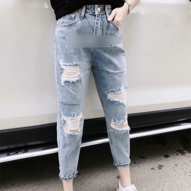 ⚡️Quần Jeans Rách Phong Cách - 3081