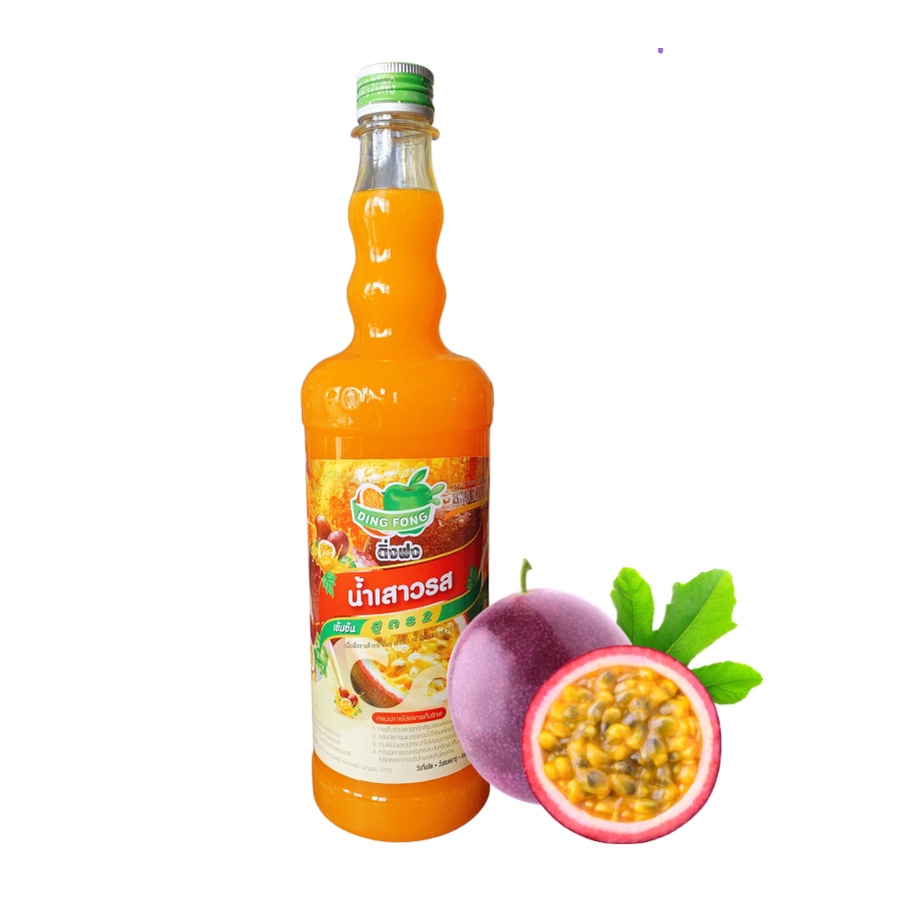 Siro Dingfong Thái lan 760ml đủ mùi (chanh dây - dâu - hawaii)