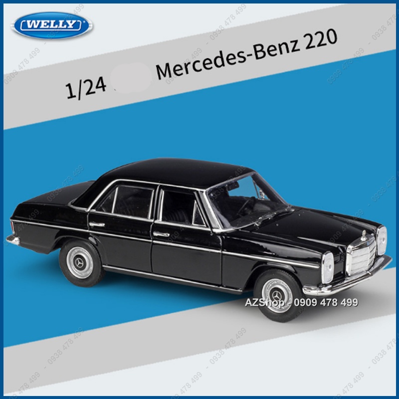 Mô Hình Kim Loại Xe Mercerdes Z220 sang trọng cổ điển - Tỉ Lệ 1:24 - Welly