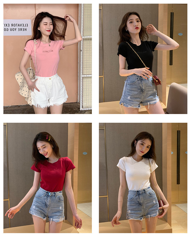 Áo croptop phong cách Hàn Quốc