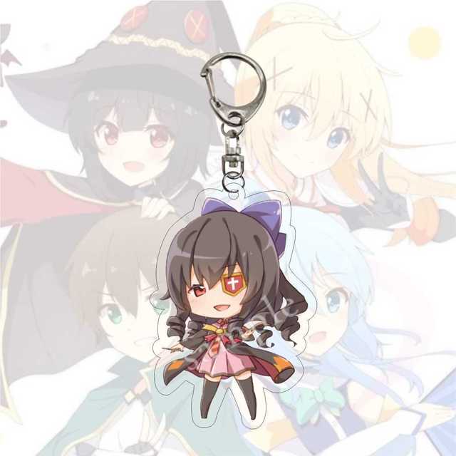 MÓC KHÓA CHIBI ANIME KONOSUBA GOD’S BLESSING ON THIS WONDERFUL WORLD MÓC KHOÁ BẰNG ARCRYLIC