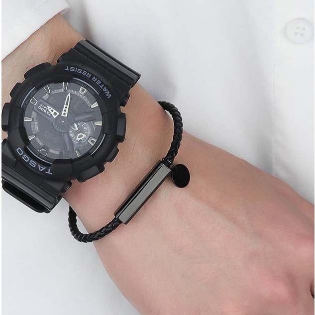 Vòng Tay Unisex Nam Nữ Lắc Tay Clancy Thời Trang Vòng Tay Nam Nữ Basic Loki Accessories Màu Đen Chất Liệu Titan Bền Bỉ