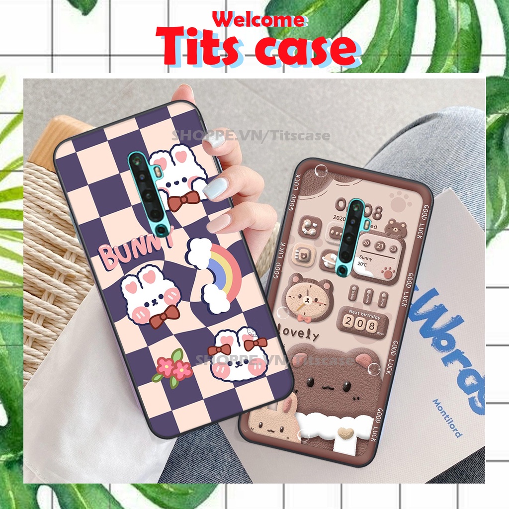 Ốp lưng Oppo RENO 2 / 2F / 2Z in hình GẤU K@WS- BE@R COOL-CỰC XINH-RẺ-BỂN -ĐẸP