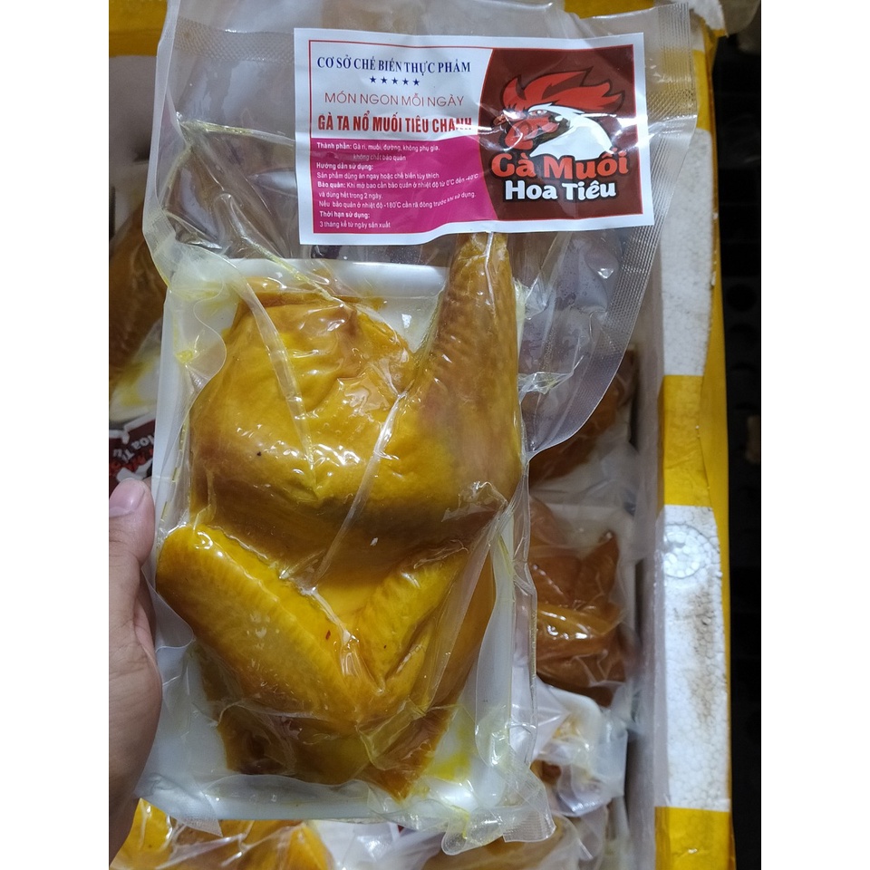 1 khay Gà ủ muối nửa con 500gr - sieuthingon-com