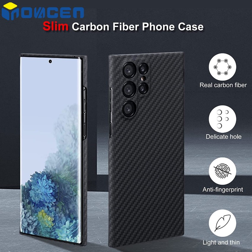 Ốp Điện Thoại Sợi Carbon Mỏng Và Nhẹ Cho Samsung NOTE20 S22 S23 Plus S23Ultra