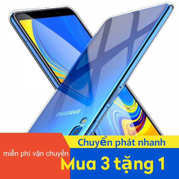 Ốp điện thoại Silicon trong suốt cho Samsung S6 S7 S8 S9 S10 S10e C5 C7 C9 Pro Lite Plus Edge