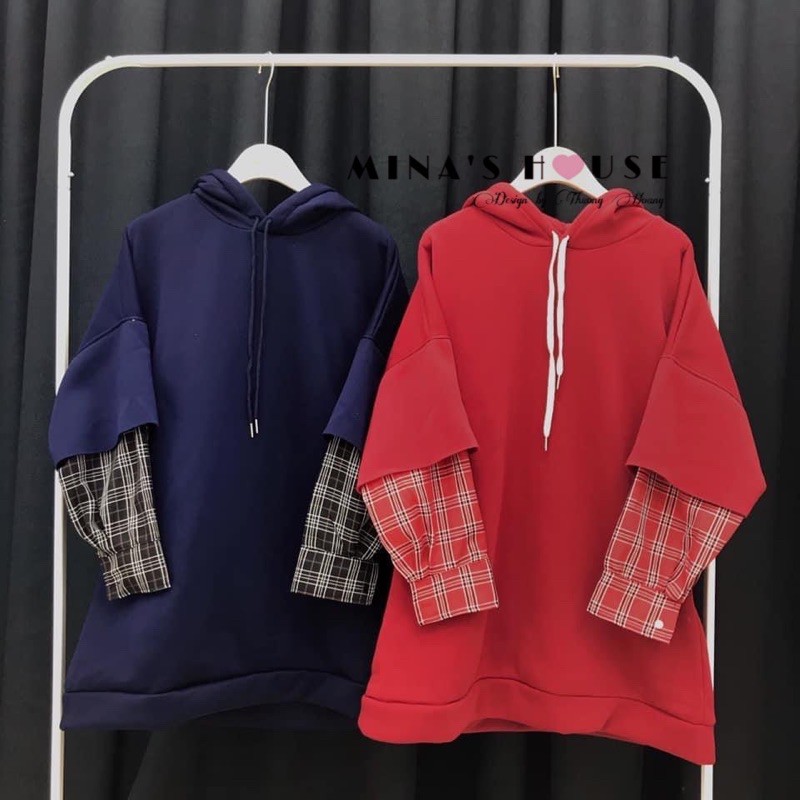 Váy nỉ Ullzang sơ mi / mina’s house