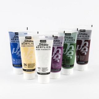 Màu vẽ pebeo studio acrylic high viscosity 100ml - Loại thường ( Nhóm 2) xuất xứ Pháp