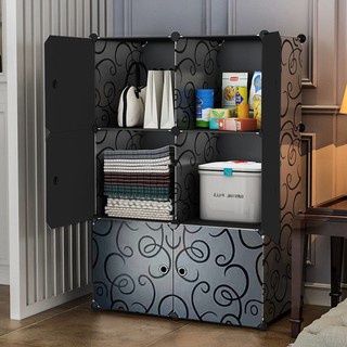 TỦ NHỰA LẮP RÁP 6 Ô ĐỂ QUẦN ÁO. Tặng kèm 1 treo đồ