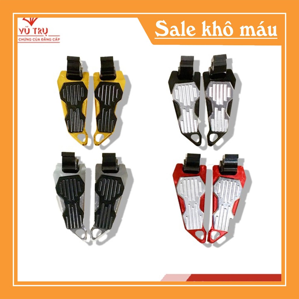 GÁC CHÂN NHÔM CNC CHO XE SH MODE - CHÍNH HÃNG UNIVERSE (HÀNG CAO CẤP)