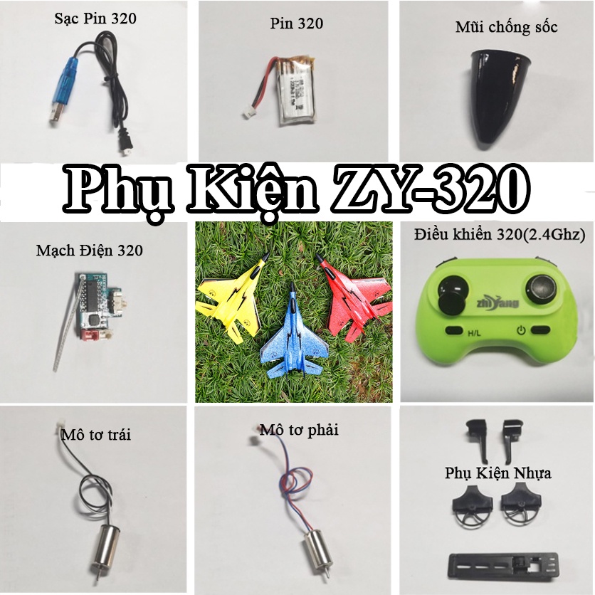 Phụ kiện máy bay điều khiển Zy320. Hàng Zin & Mới đi theo máy bay