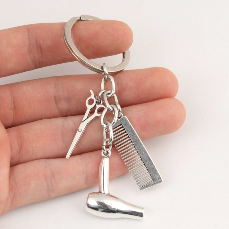 Mới Móc Khóa Hình Lược Làm Khô Tóc diy Cho Nam Nữ