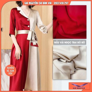 Vải Lụa ngọc trai-Lụa ngọc trai-được lựa chọn để lên hàng cao cấp-giá tận gốc 80k/m.