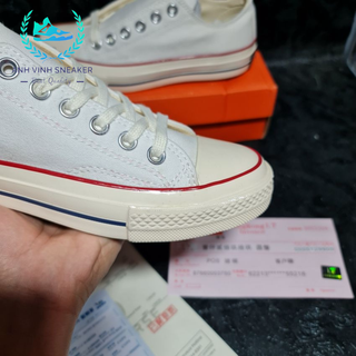Giày Converse 1970s trắng nam nữ cổ thấp
