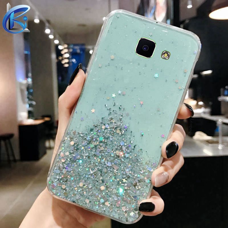 Ốp điện thoại mềm phối kim tuyến lấp lánh cho Samsung Galaxy J2 J5 J7 Prime J4 J6 A6 A8 Plus A6 2018 J8 A7 2018 J4+ J6+ | BigBuy360 - bigbuy360.vn