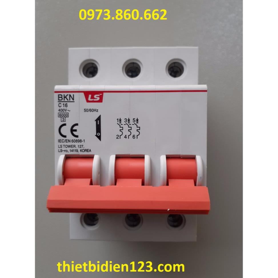 Aptomat LS MCB 3P 16A,20A,25A,32A,40A,63A -TBĐ