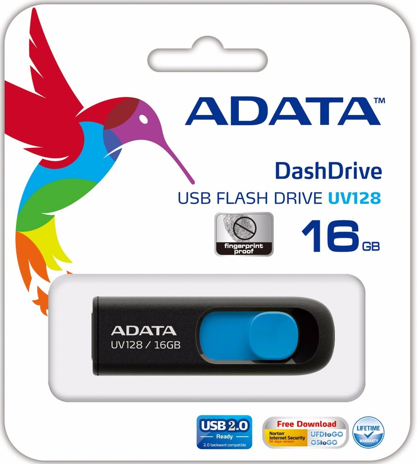 Usb 2.0 Adata Uv128 128gb 64gb 32gb 16gb