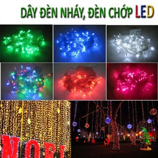 Dây đèn led chớp nháy trang trí 5m đủ màu