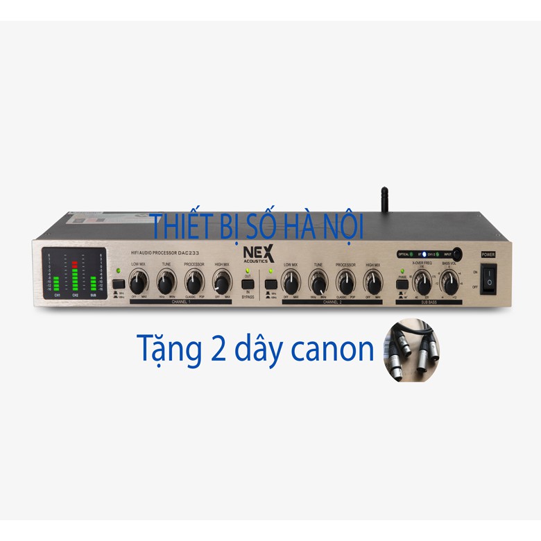 Nâng tiếng NEX DAC - 233, HÀNG CHÍNH HÃNG + TẶNG DÂY CANON , BẢO HÀNH 12 THÁNG