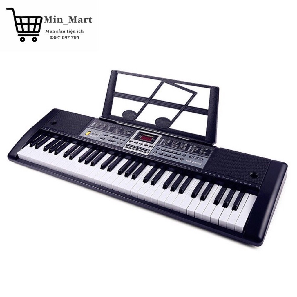 Đàn Piano Điện,Đàn Organ Electronic Keyboard 61 Phím Dành Cho Người Mới Học Đàn,Có Ảnh Thật, Có Bảo Hành