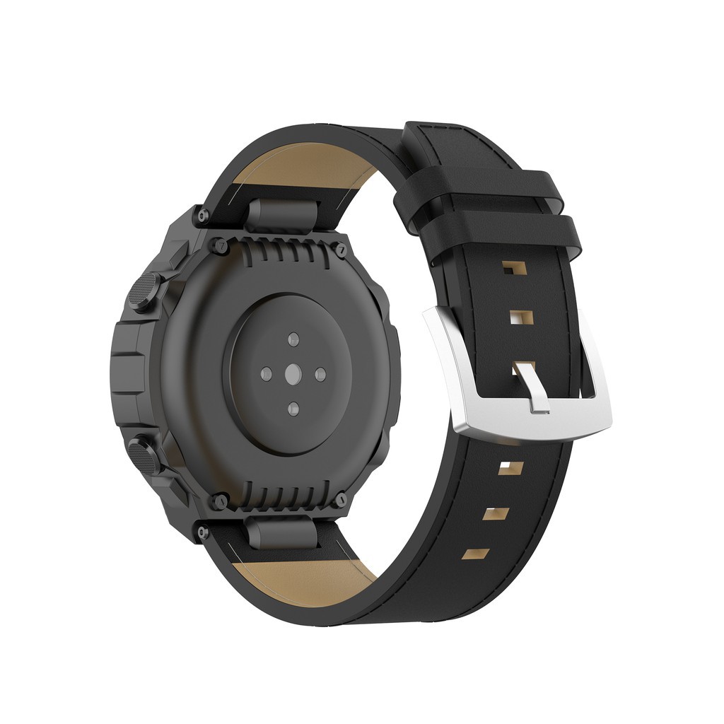 Dây đeo thay thế chất liệu da màu trơn cho Xiaomi Huami Amazfit T-Rex Trex A1918