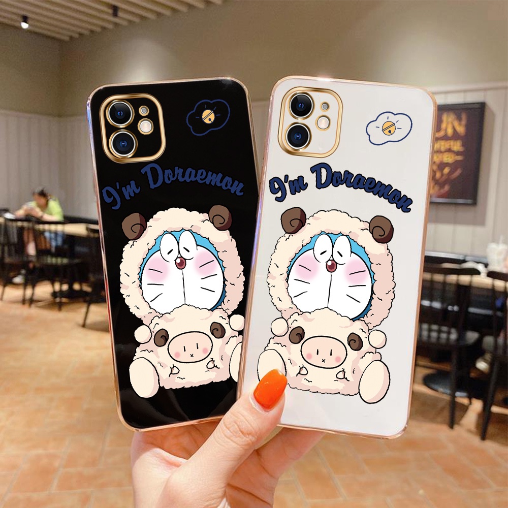 Ốp Điện Thoại TPU Mềm Họa Tiết Doraemon Dành Cho OPPO A57 A77 2022 A76 A36 A96 4G / 5G