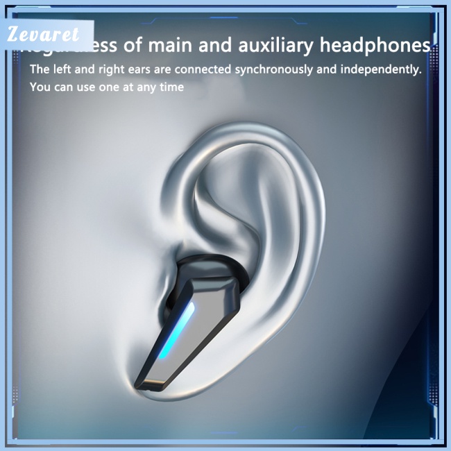 Tai Nghe Bluetooth Zevaret M5 Tws Màn Hình Kỹ Thuật Số Kèm Hộp Sạc