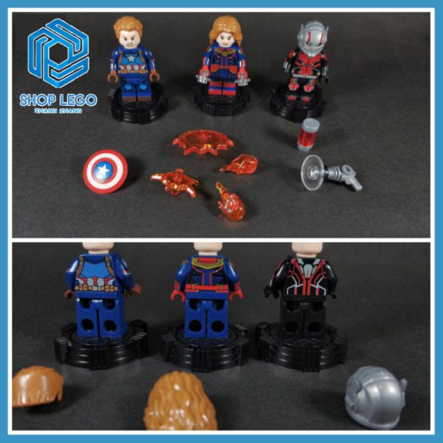 Xếp hình Black Widow Hawkeye Ant man Pepper Thor War Machine Nebula Nick Fury Captain America Lego Minifigures SY1311