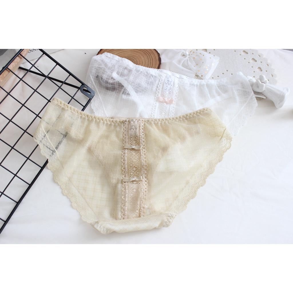 Quần Lót Nữ Ren Lưới Caro Sexy JANE Thoáng Khí Sexy Xuất Đông Âu .