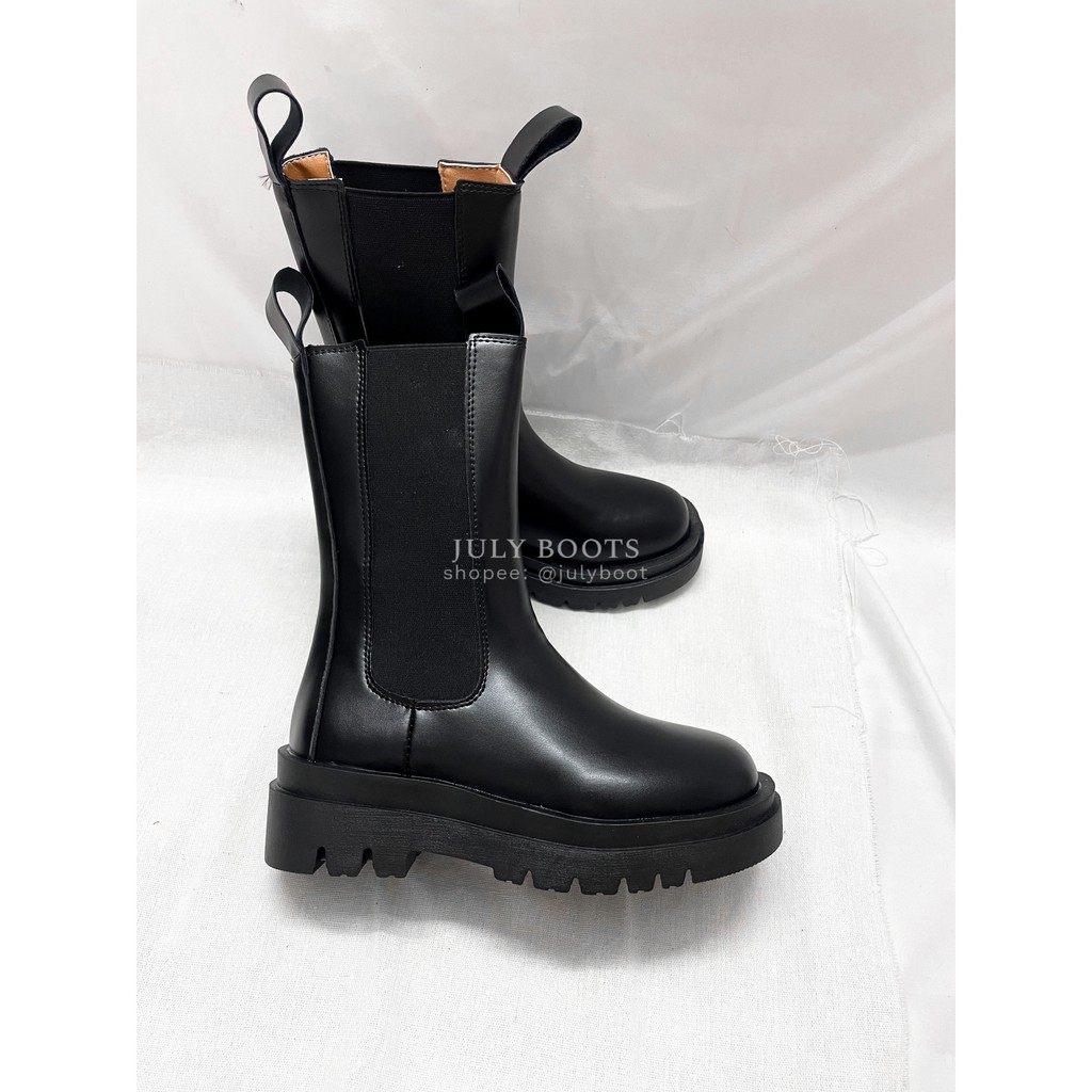 (SẴN) Hàng xịn viền cam - Boots Helia Dáng Basic Hàng Hộp To Giữ Form Kèm Túi Thơm