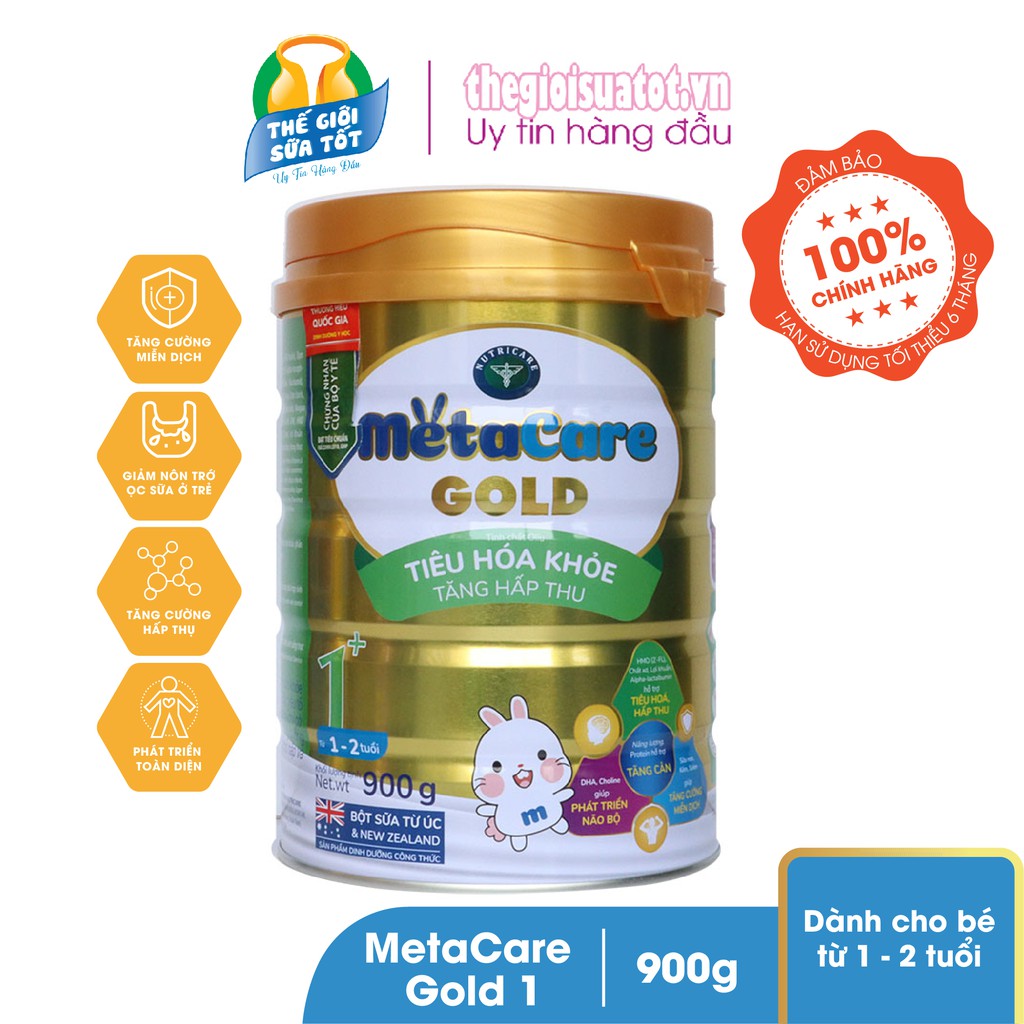 Sữa bột Nutri MetaCare Gold 1+ 900G