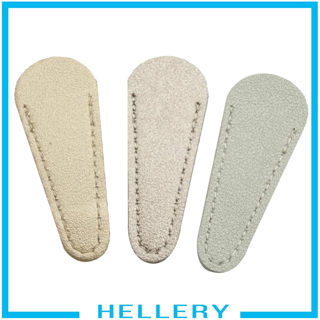 [HELLERY] 3Pc Embroidery Scissors Sheath Leather Sewing Shears Cover Protector Collect Bag