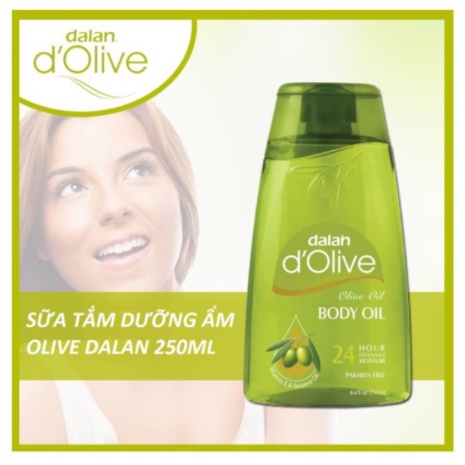 Sữa Tắm Dưỡng Ẩm Dalan D’Olive Olive Oil Shower Gel Moisturizing 250ml