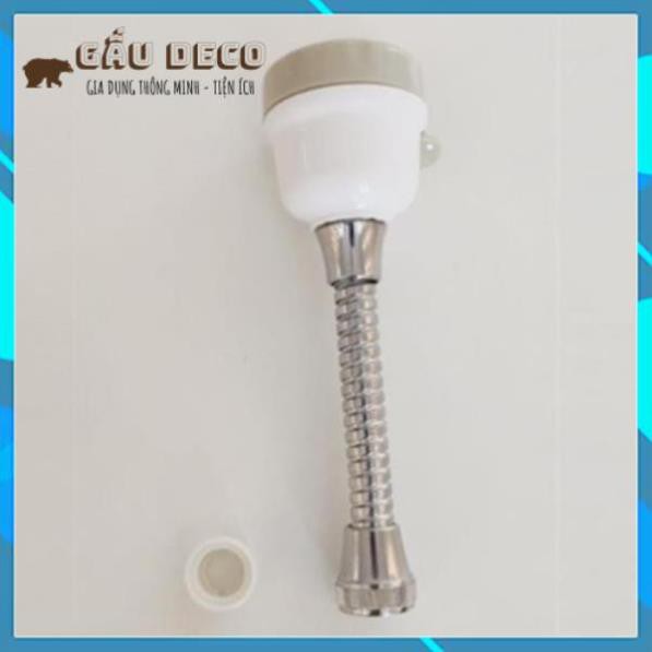 Vòi nước tăng áp rửa bát inox [FREESHIP] -  Dễ dàng chỉnh vị trí xịt, xoay 360 độ - Áp suất nước rất mạnh 3 chế độ xả