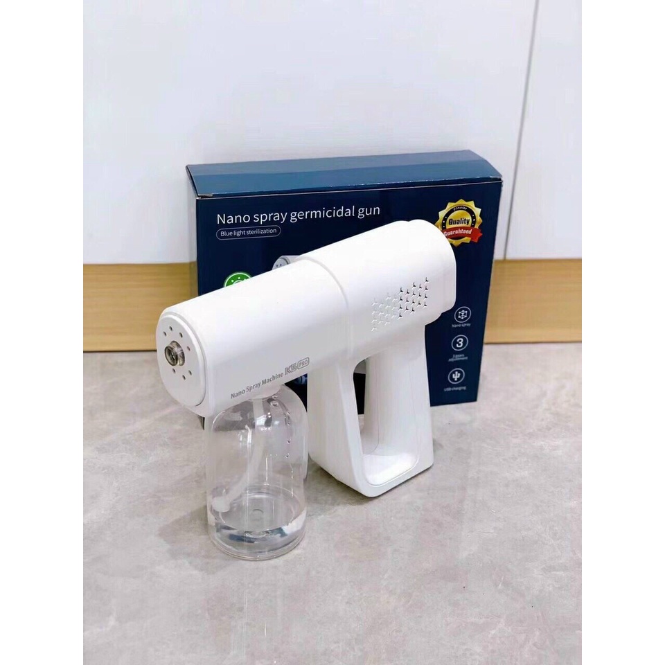 Súng phun khử khuẩn diệt khuẩn cầm tay Nano K5 PRO dùng cồn , xà phòng nước khử trùng diệt khuẩn virut vi trùng