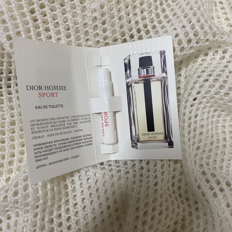 Sample Mẫu Thử Nước Hoa / Nước Hoa Mini DIOR HOMME SPORT Eau De Toilette 1ml 0.03 fl.oz